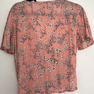 Pink Floral Love Stitch Blouse